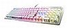 מקלדת גיימינג מכאנית מוארת Roccat Vulcan II Max Linear Red Switch - בצבע לבן