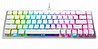 מקלדת גיימינג מכאנית מוארת Roccat Vulcan II Mini Linear Red Switch - בצבע לבן