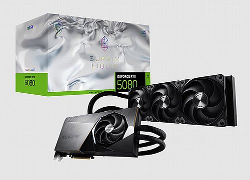 ����� ��� ���� MSI ��� GeForce RTX5080 16GB SUPRIM LIQUID SOC