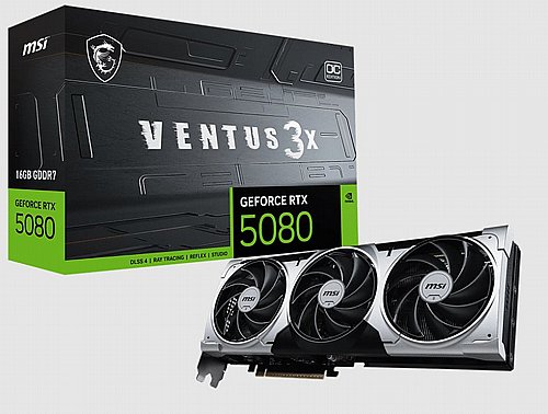 ����� ��� ���� MSI ��� GeForce RTX5080 16G VENTUS 3X OC PLUS