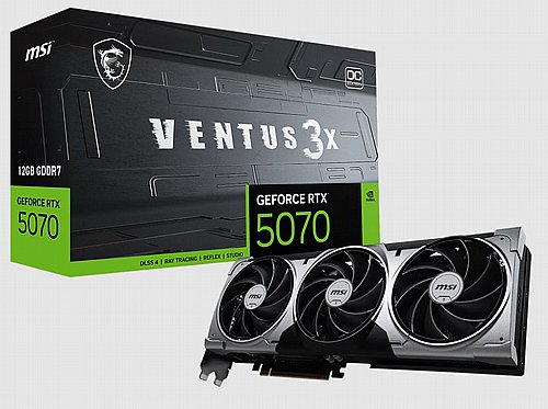 ����� ��� ���� MSI ��� GeForce RTX5070 12G VENTUS 3X OC