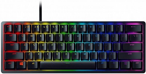 ����� ������� Razer Huntsman Mini - Clicky Optical Purple Switch - ��� ���� 60%