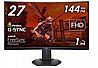 מסך מחשב גיימינג חברת DELL דגם S2721HGFA 27' 144HZ VA FHD FHD