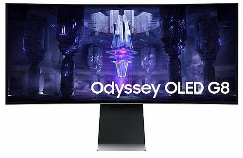 ��� ���� ������� ���� Samsung Odyssey G8 OLED S34BG850SM UWQHD OLED 34" FreeSync