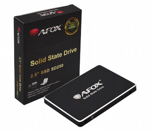 ���� ����� AFOX SD250 256GB SATAIII 2.5 3D NAND 550/450RW
