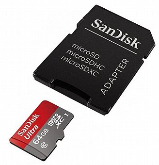 ����� ������ - SanDisk Android Ultra 320x Micro SDHC UHS-I SDSDQUAN-064G - ��� 64GB