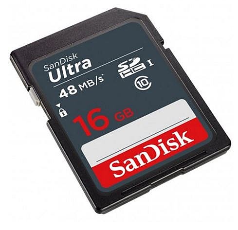����� ����� SanDisk Ultra 320x Secure-Digital SDHC SDSDUNB-016G - ��� 16GB
