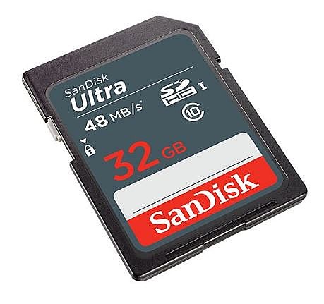 ����� ����� SanDisk Ultra 320x Secure-Digital SDHC SDSDUNB-032G - ��� 32GB