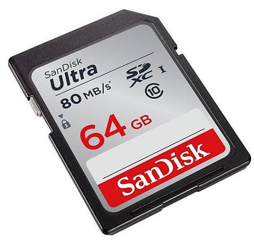 ����� ����� SanDisk Ultra 533x Secure-Digital SDXC SDSDUNC-064G - ��� 64GB