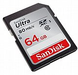 ����� ����� SanDisk Ultra 533x Secure-Digital SDXC SDSDUNC-064G - ��� 64GB