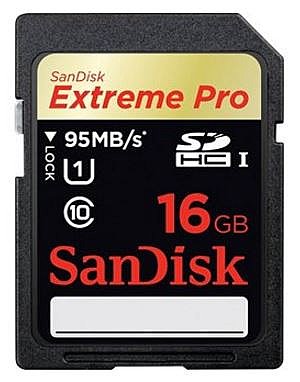 ����� ����� SanDisk Extreme Pro 633x Secure-Digital SDHC UHS-I SDSDXPA-016G - ��� 16GB