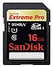 כרטיס זכרון SanDisk Extreme Pro 633x Secure-Digital SDHC UHS-I SDSDXPA-016G - נפח 16GB
