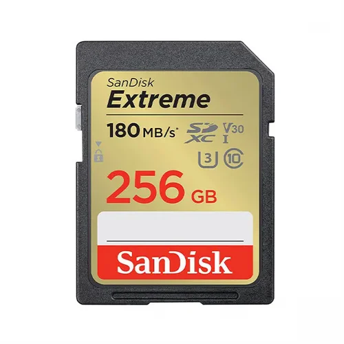 ����� ������ Extreme SD UHS I ���� 256GB ���� Sandisk ��� SDSDXVV-256G-GNCIN