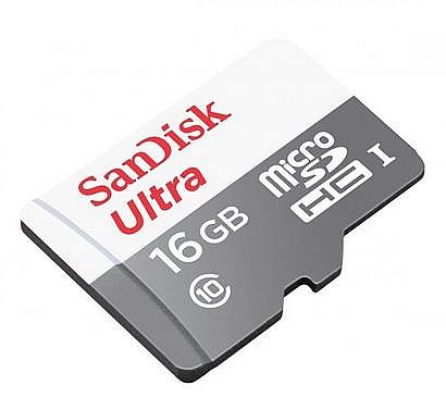 ����� ������ SanDisk Ultra 320x Micro SDHC UHS-I SDSQUNB-016G - ��� 16GB
