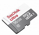 ����� ������ SanDisk Ultra 320x Micro SDHC UHS-I SDSQUNB-016G - ��� 16GB