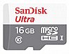 כרטיס זיכרון SanDisk Ultra 320x Micro SDHC UHS-I SDSQUNB-016G - נפח 16GB