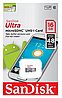 כרטיס זיכרון SanDisk Ultra 320x Micro SDHC UHS-I SDSQUNB-016G - נפח 16GB