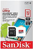 ����� ������ SanDisk Ultra 533x Micro SDHC UHS-I SDSQUNC-032G - ��� 32GB