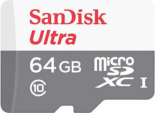 ����� ������ ��� ���� SanDisk Ultra MicroSDXC UHS-I C-10 SDSQUNR-064G-GN3MN - ��� 64GB