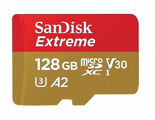 ����� ������ SanDisk Extreme A2 Micro SDXC UHS-I SDSQXA1-128G-GN6MA - ��� 128GB
