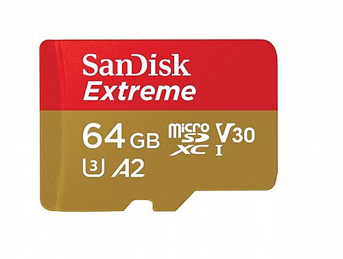 ����� ������ SanDisk Extreme A2 Micro SDXC UHS-I SDSQXA2-064G - ��� 64GB