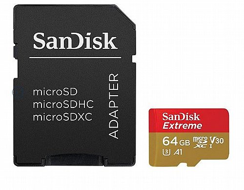 ����� ������ SanDisk Extreme 667x Micro SDXC UHS-I SDSQXAF-064G-GN6MA - ��� 64GB