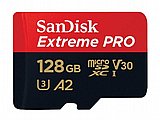 ����� ������ ���� SanDisk ��� Extreme Pro A2 Micro SDXC UHS-I SDSQXCY-128G