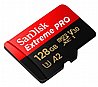 ����� ������ ���� SanDisk ��� Extreme Pro A2 Micro SDXC UHS-I SDSQXCY-128G