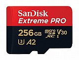 ����� ������ ���� SanDisk ��� Extreme Pro A2 Micro SDXC UHS-I SDSQXCY-256G