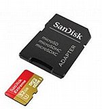 ����� ������ SanDisk Extreme 600x Micro SDHC UHS-I SDSQXNE-032G - ��� 32GB