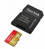 ����� ������ SanDisk Extreme 600x Micro SDXC UHS-I SDSQXNE-064G - ��� 64GB