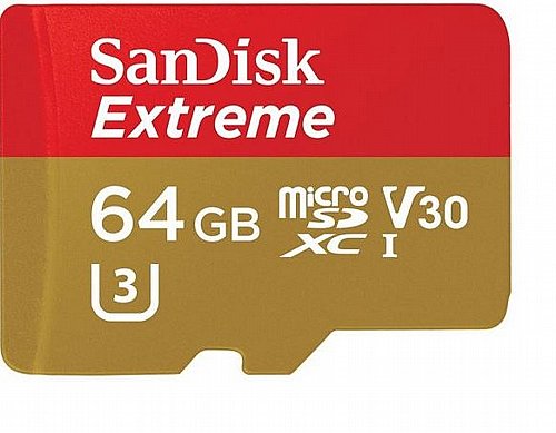 ����� ������ SanDisk Extreme 600x Micro SDXC UHS-I SDSQXVF-064G - ��� 64GB