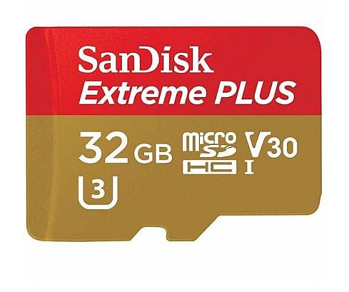 ����� ������ SanDisk Extreme Plus 633x Micro SDHC UHS-I SDSQXWG-032G - ��� 32GB