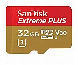 ����� ������ SanDisk Extreme Plus 633x Micro SDHC UHS-I SDSQXWG-032G - ��� 32GB