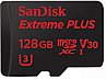 כרטיס זיכרון SanDisk Extreme Plus 633x Micro SDXC UHS-I SDSQXWG-128G - נפח 128GB