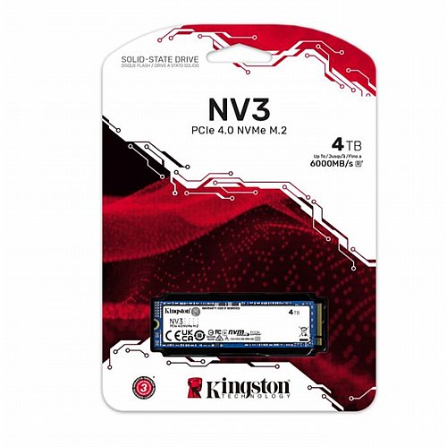���� SSD ���� Kingston ��� NV3 Series 2TB Gen4 6000MB\s M.2 NVMe