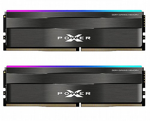 ������ ����� ���� Silicon Power Xpower RGB DDR4 16GB 8GBx2 3600Mhz SP016GXLZU360BDD