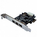 ����� ����� PCI-E FireWire ���� STLab ��� F-301 2x1394B 1x1394A TI Chipset