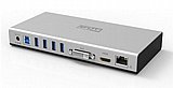 ���� ����� ���� STLAB ��� ST-U-900 6 USB3/DVI/HDMI/RJ-45 ��� ST-U-900