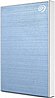 כונן חיצוני בצבע כחול בהיר Seagate 1TB Backup Plus Slim USB 3.0 External Hard Drive