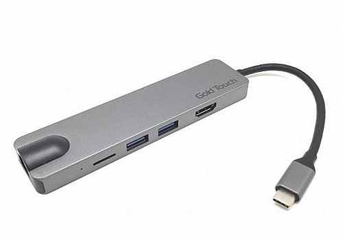 ���� ���� GOLD TOUCH ��� SU-C06 USB Type-c to HDMI/RJ45 Docking Station