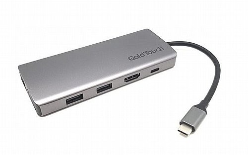 ���� ���� GOLD TOUCH ��� SU-C12 USB Type-c to HDMI/VGA/RJ45 Docking Station