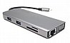 מתאם חברת GOLD TOUCH דגם SU-C12 USB Type-c to HDMI/VGA/RJ45 Docking Station
