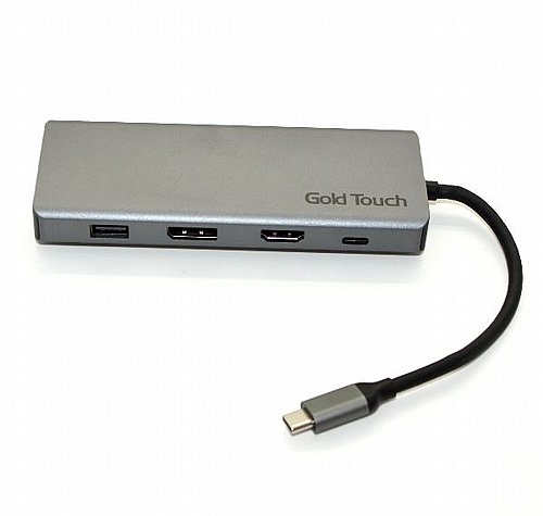 ���� ����� USB Type-C �� ������ Gold Touch ��� SU-C15 DP+HDMI+VGA+4xUSB+LAN+TF/SD