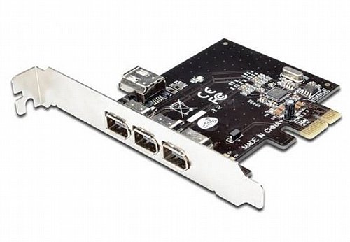 ����� PCI-E �� 4 ������ SU-PCIE-1394 Gold Touch 1394a FireWire