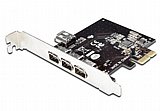 ����� PCI-E �� 4 ������ SU-PCIE-1394 Gold Touch 1394a FireWire