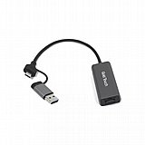 ���� ��� Gold Touch Gigabit 10/100/1000Mbps ������ USB3.0 Type A & C ������ ��� RJ45