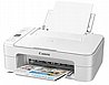 מדפסת משולבת אלחוטית צבעונית הזרקת דיו Canon Pixma TS3351 בצבע לבן