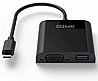 מתאם מחיבור USB Type-C לחיבור STLab U-1540 PD (DP Alt Mode) VGA