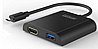מתאם מחיבור USB Type-C לחיבור STLab U-1550 PD (DP Alt Mode) HDMI